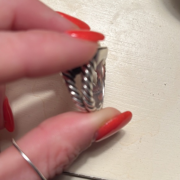 David Yurman 11mm Albion Ring Morganite Size 7, Authentic bag box. Authentic. - Picture 5 of 5